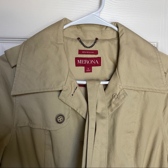 Merona khaki Trench Coat - Picture 2 of 3